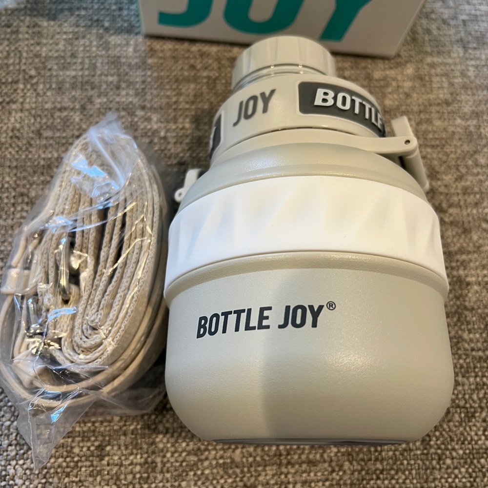 Gray and White Water Bottle